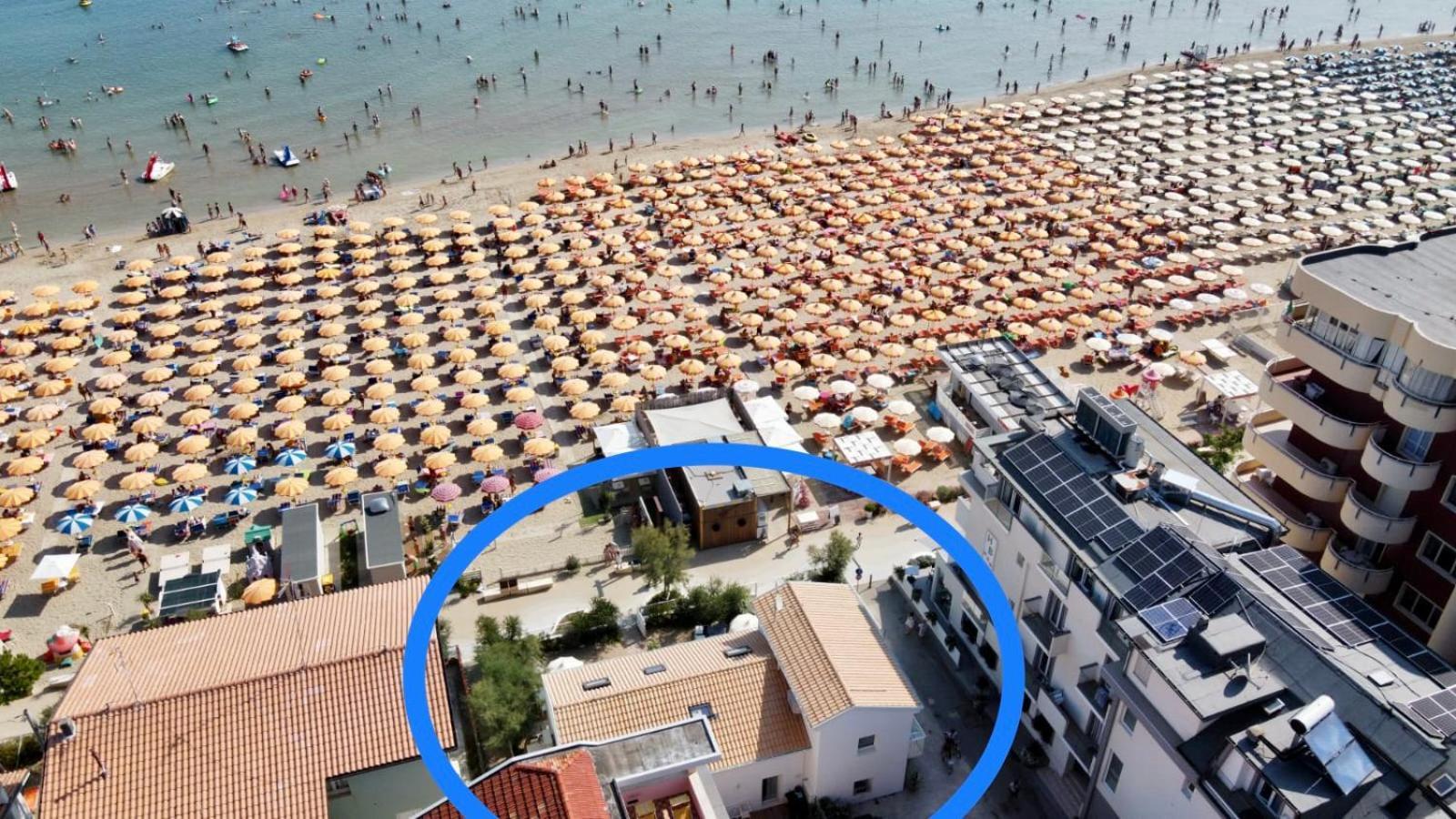 Villa Le Agavi Luxory Beach Surfhouse Bellaria-Igea Marina Exteriér fotografie